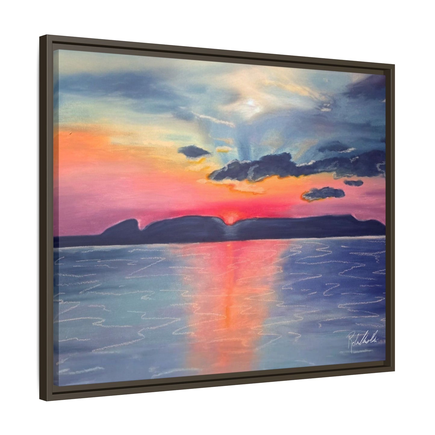 Sleeping Giant at Dawn Framed Wall Art