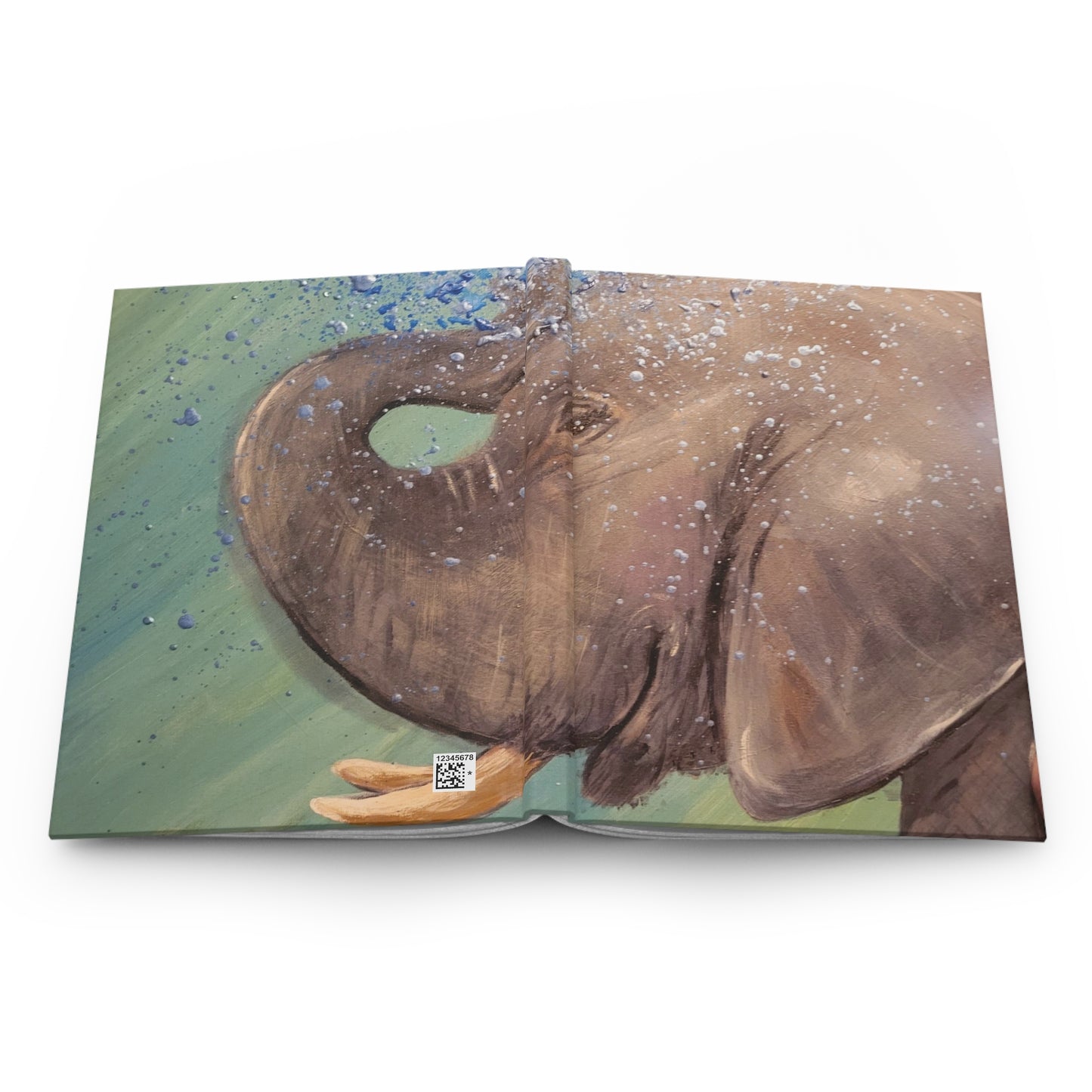 Elephant Hardcover Journal Matte 150 Pages, Printed Cover