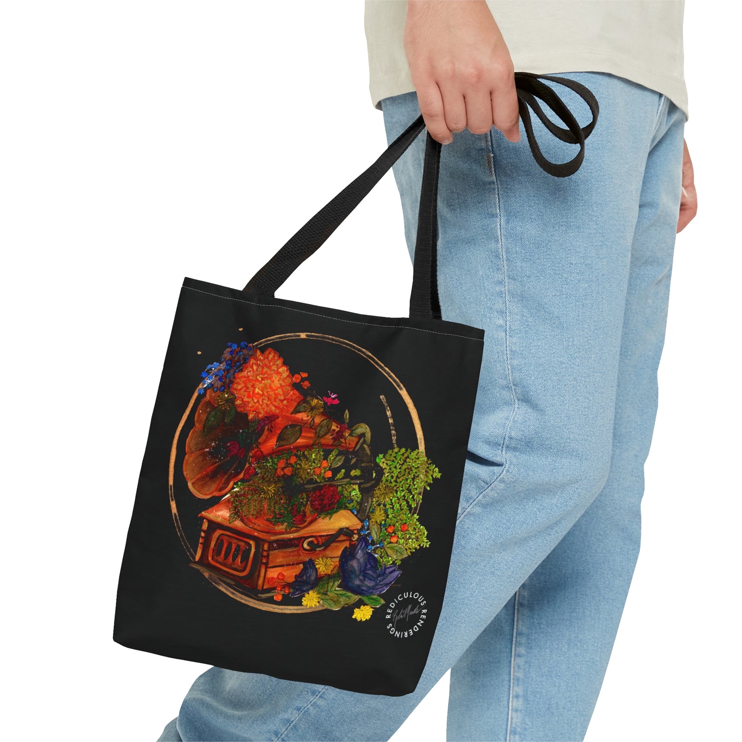 Vintage Phonograph Tote