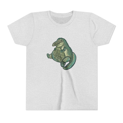 Kids T‑Shirt — Cute Chubby Alligator Graphic