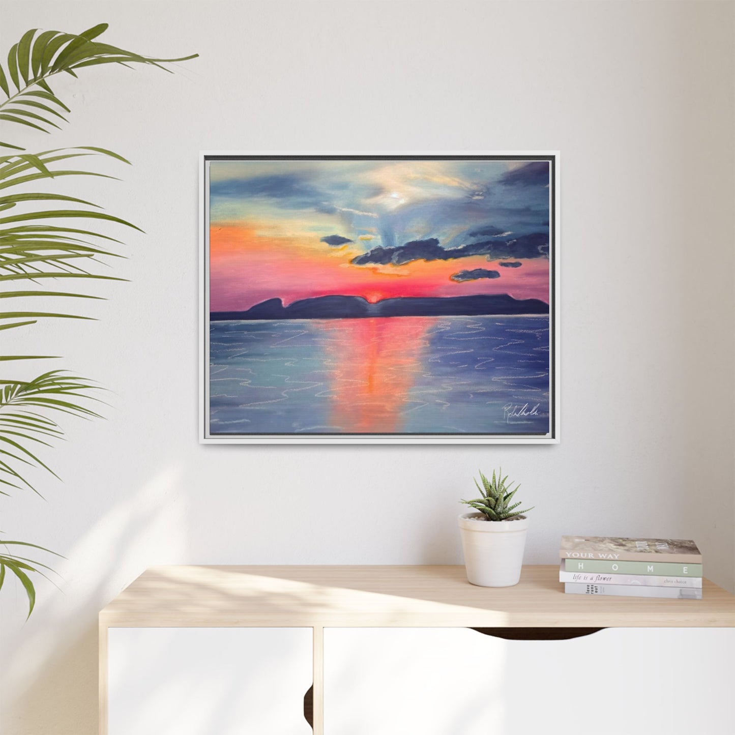 Sleeping Giant at Dawn Framed Wall Art