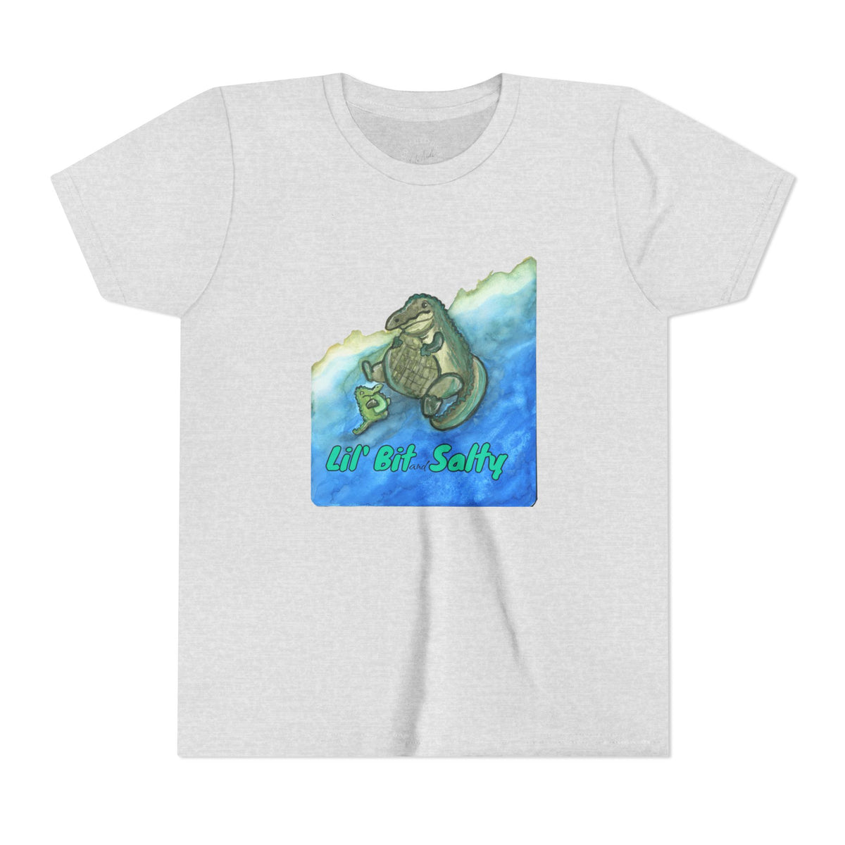 Youth Tee — "Lil' Bit Salty" Gator Graphic Shirt