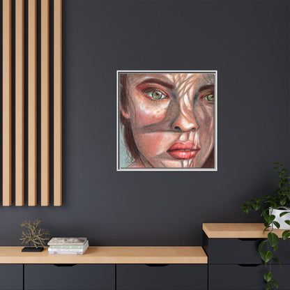 Woman In the Shadows Framed Wall Art