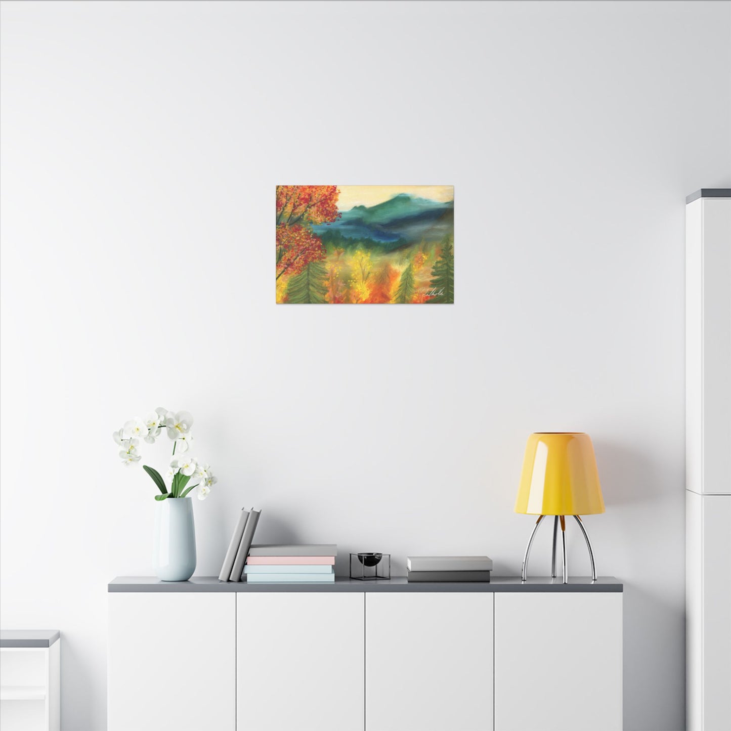 Fall Mountains Canvas Gallery Wrap