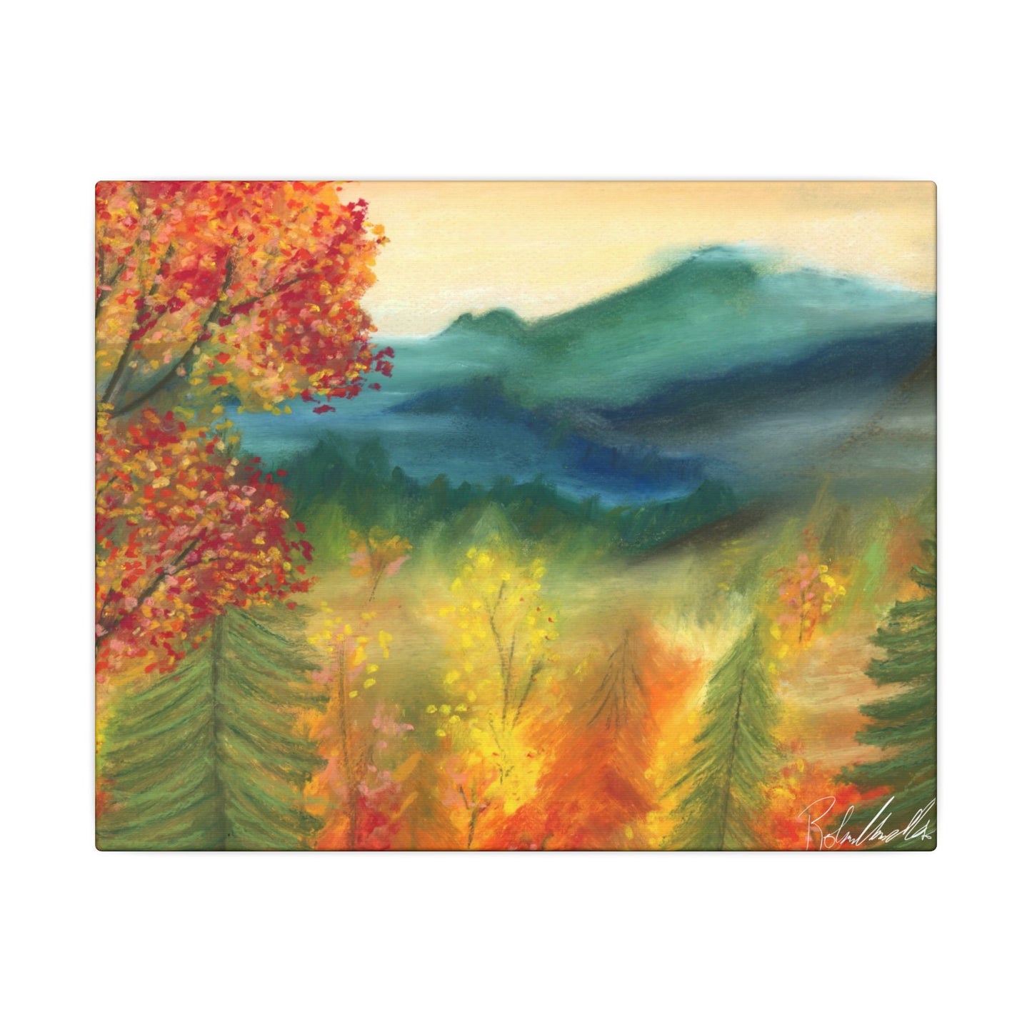 Fall Mountains Canvas Gallery Wrap