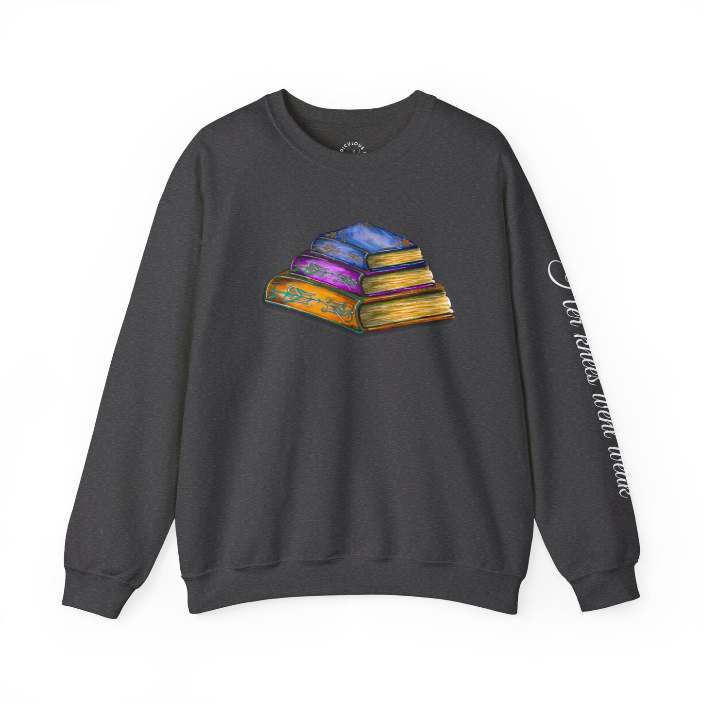 Book Quotes- Her Knees Went Weak Unisex Heavy Blend™ Crewneck Sweatshirt