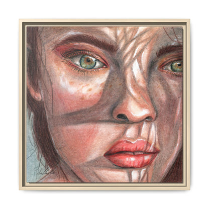 Woman In the Shadows Framed Wall Art