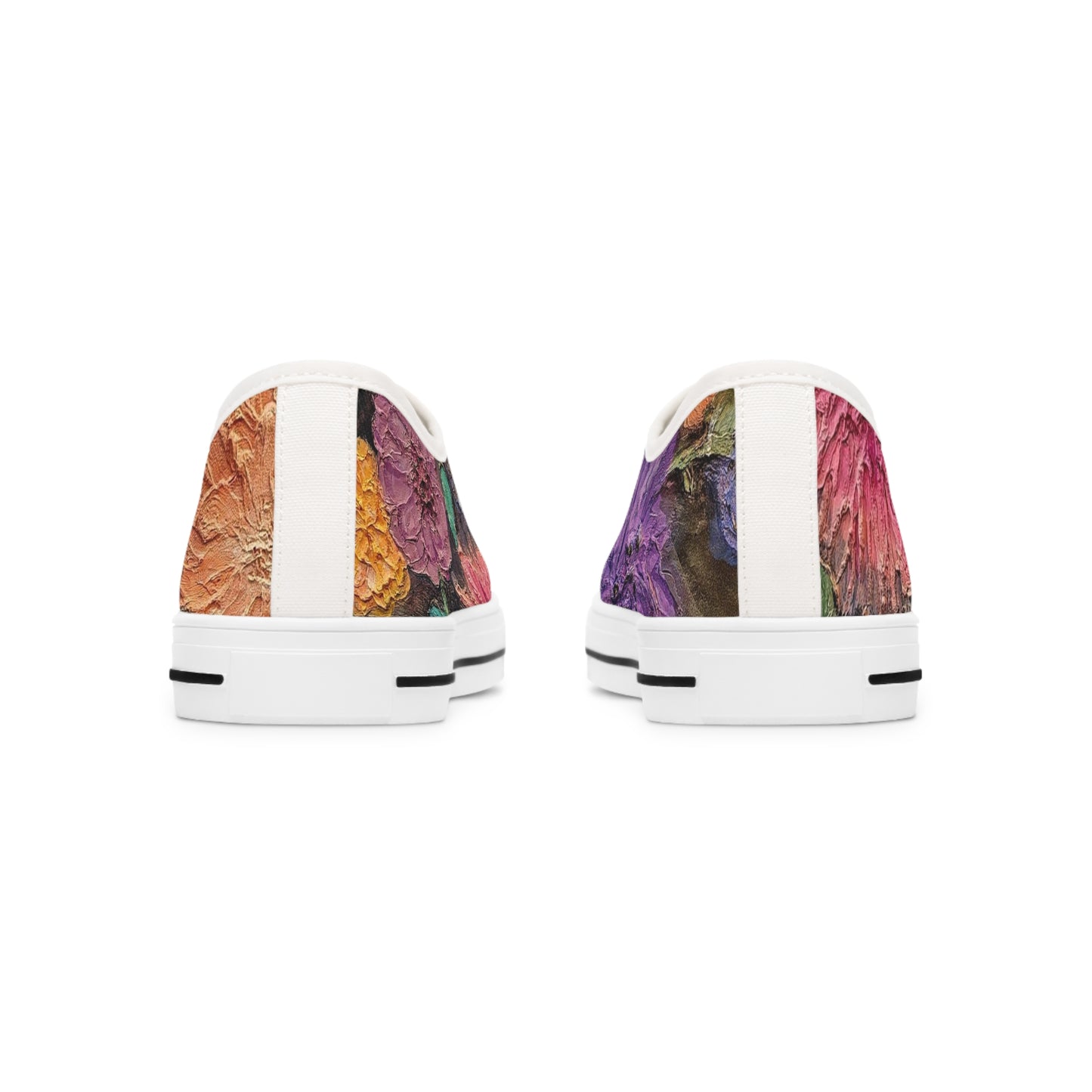 Flower Unisex Low-Top Sneakers Closed Toe Casual Walking Fashion Shoes