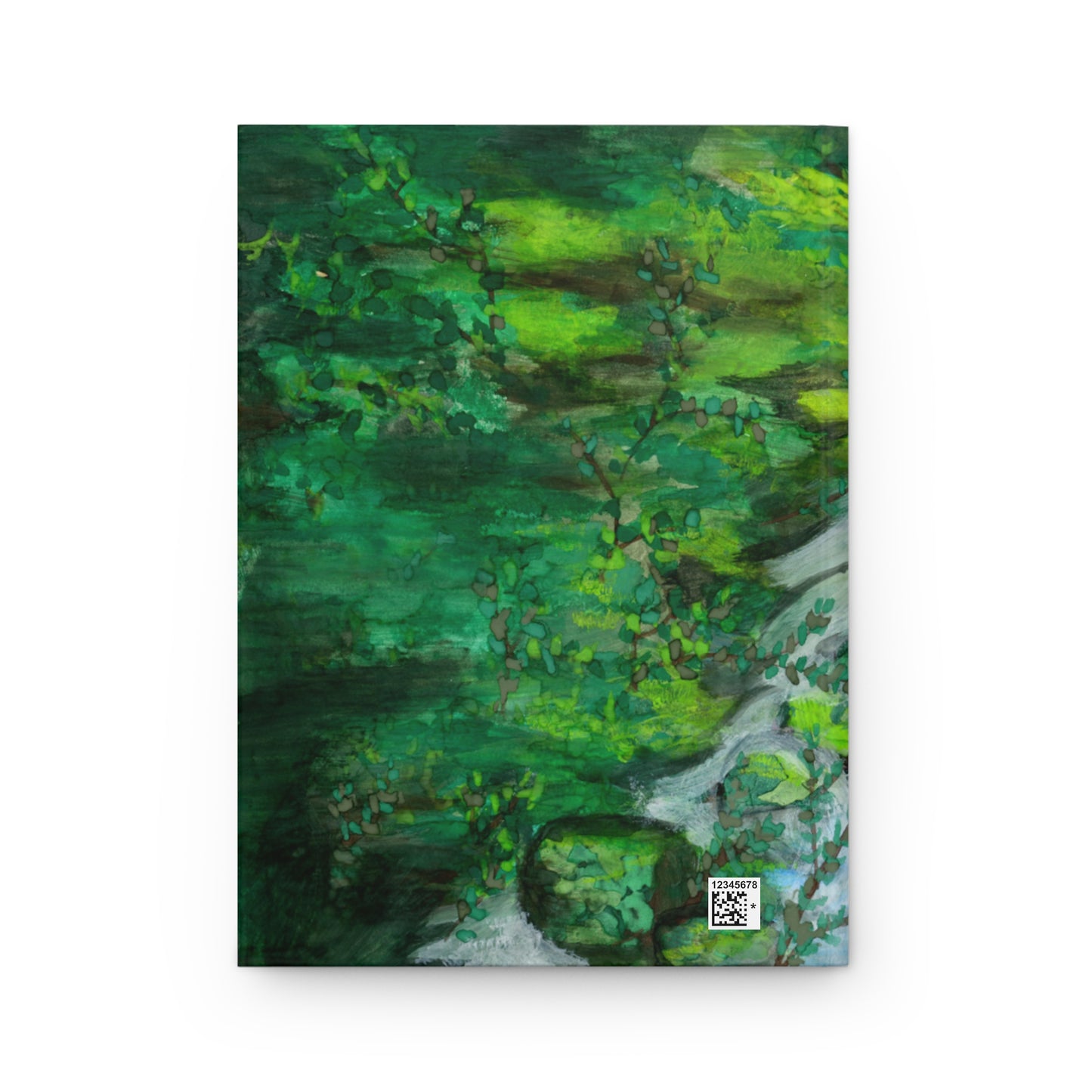 Waterfall Hardcover Journal Matte 150 Pages, Printed Cover