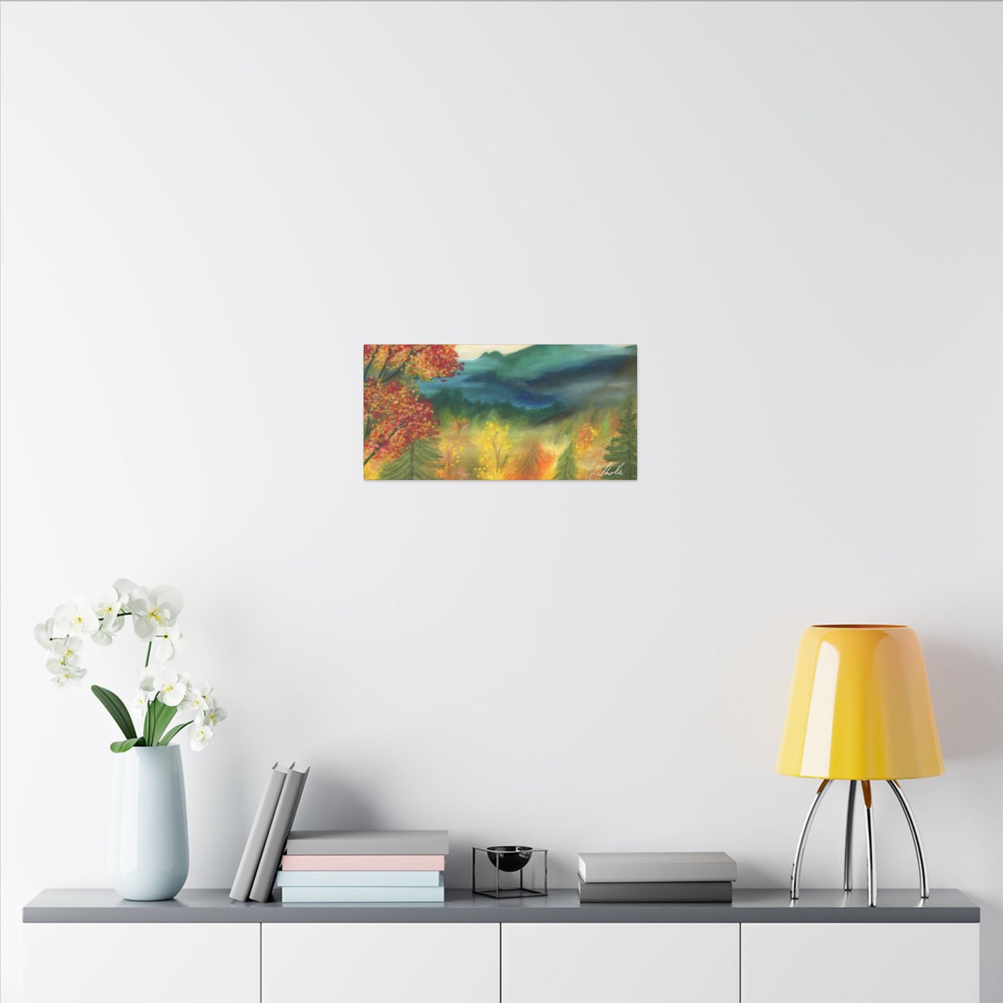 Fall Mountains Canvas Gallery Wrap