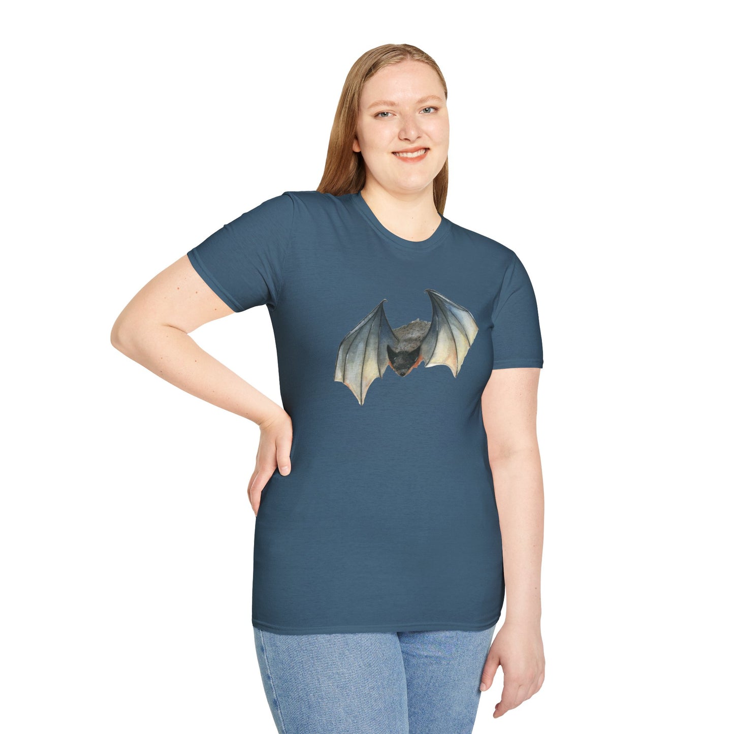 Flying Bat Unisex Softstyle T-Shirt