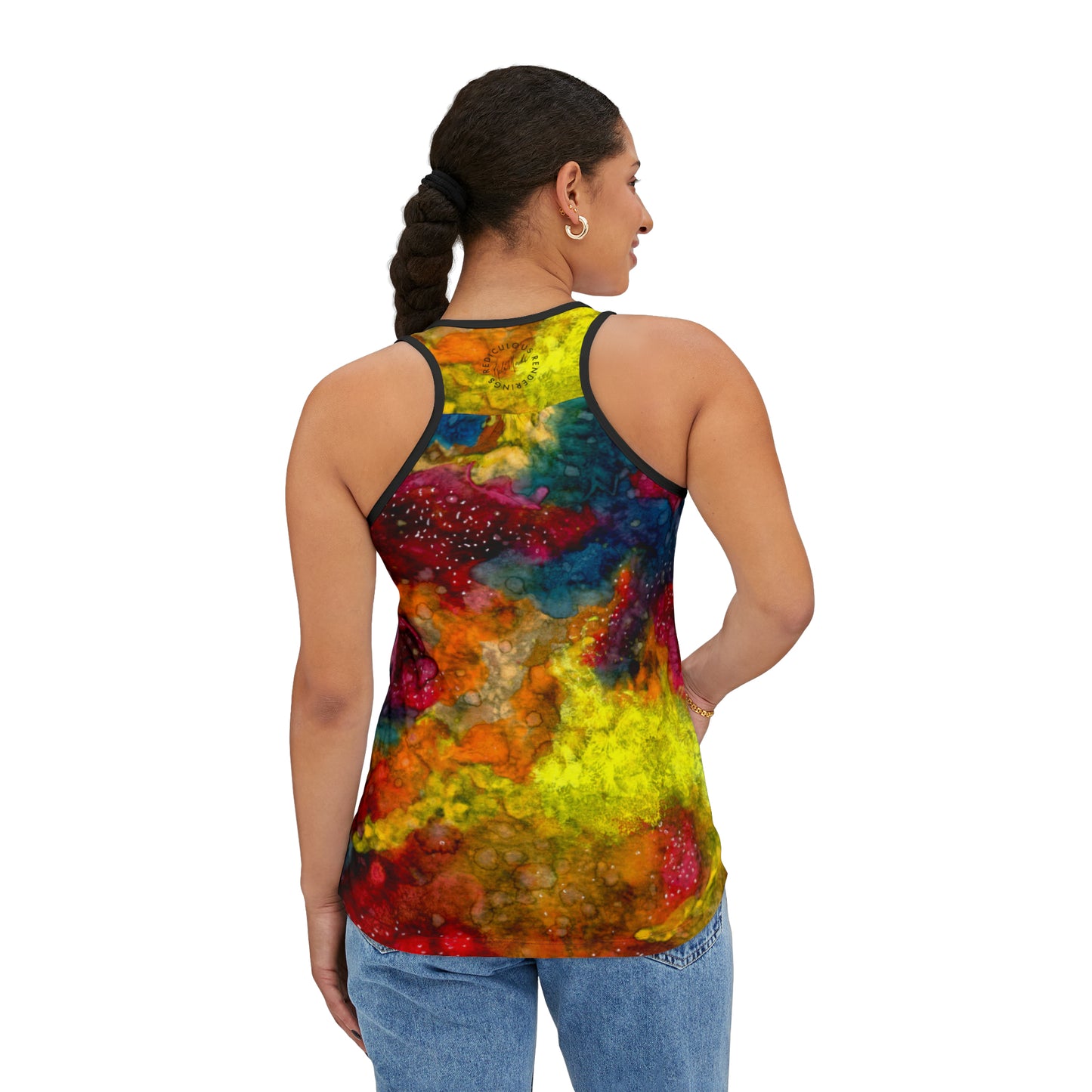 Sunset Clouds Galaxy Women's Tank Top (AOP)