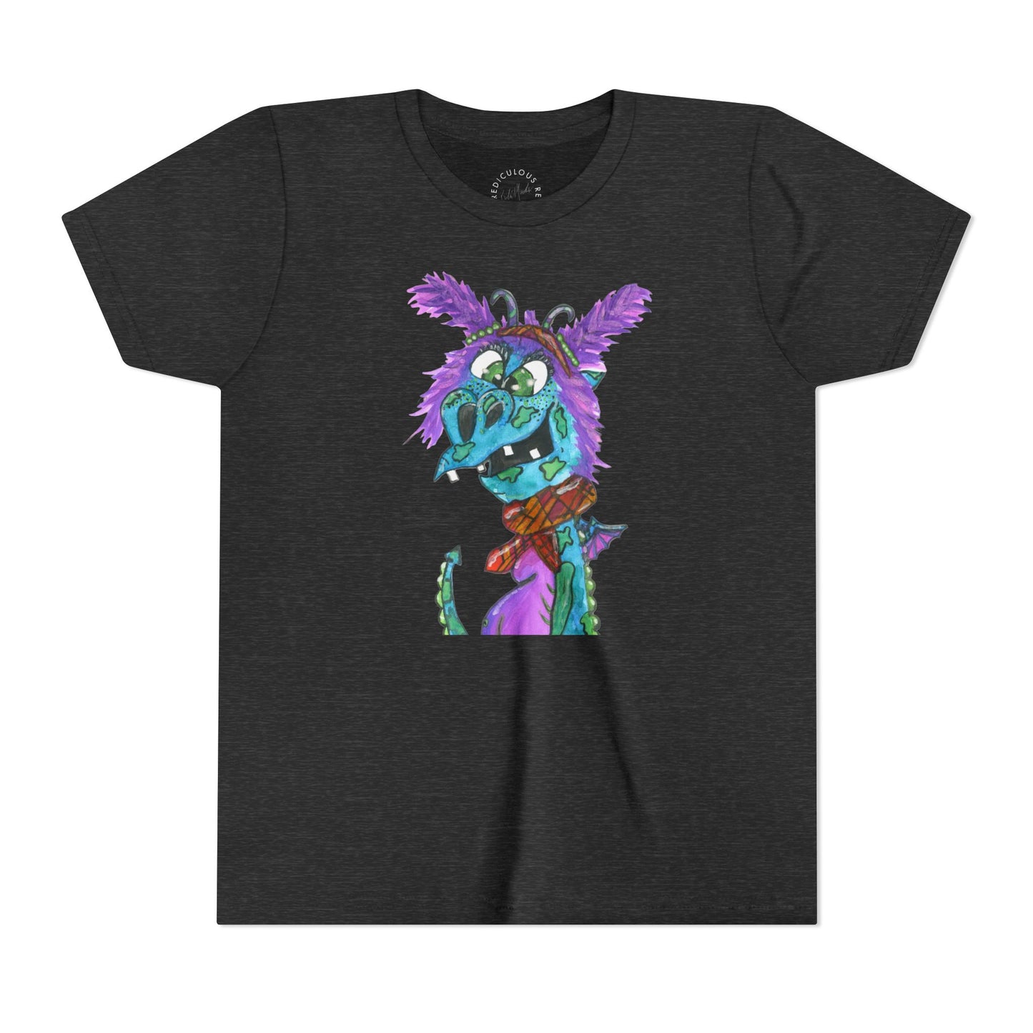 Youth Tee — Colorful Friendly Monster Kids Graphic T-Shirt