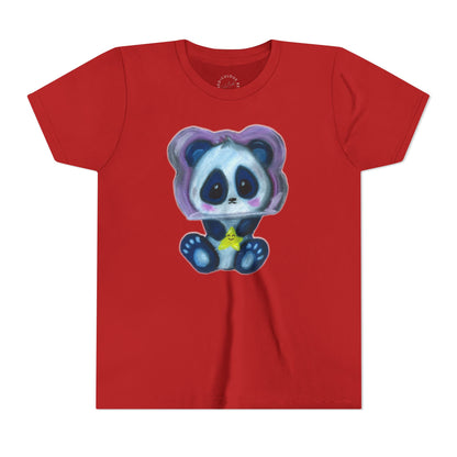 Cute Star Panda Youth Tee — Adorable Cartoon Panda Kids T-Shirt