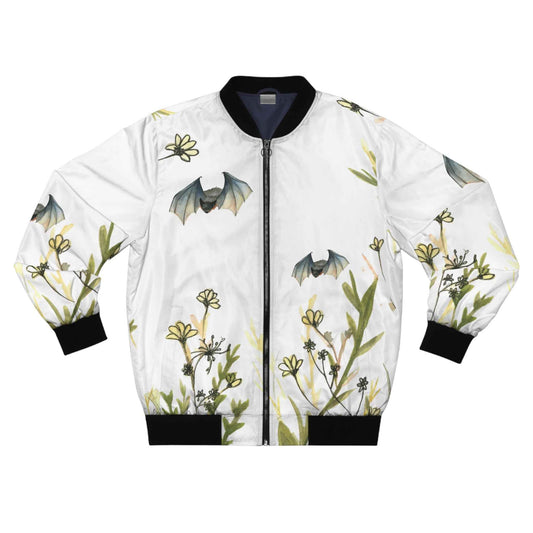Bat & Wildflower Bomber Jacket