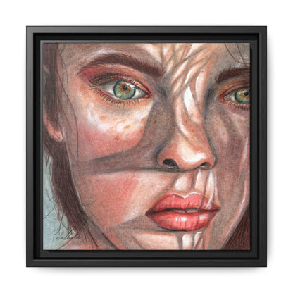 Woman In the Shadows Framed Wall Art