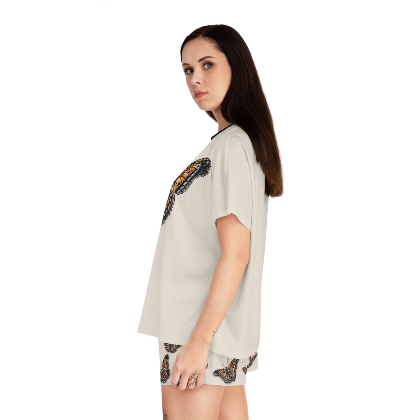 Butterfly Dream Women's Short Pajama Set – Vintage Monarch Print