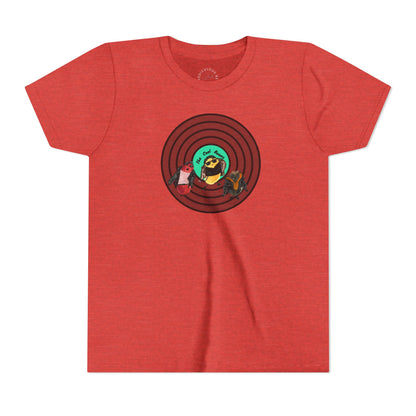 Youth Tee — Cute Cool Beans Retro Vinyl Graphic