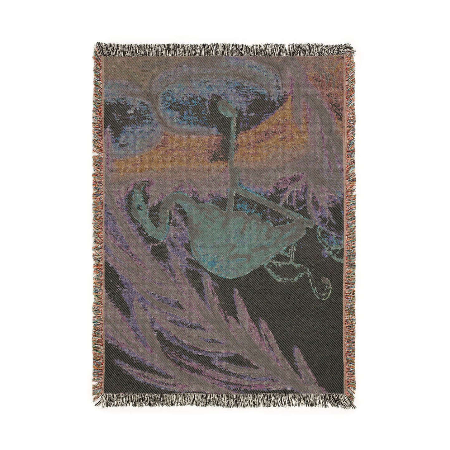 Flamingo Woven Throw Blanket
