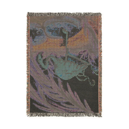 Flamingo Woven Throw Blanket