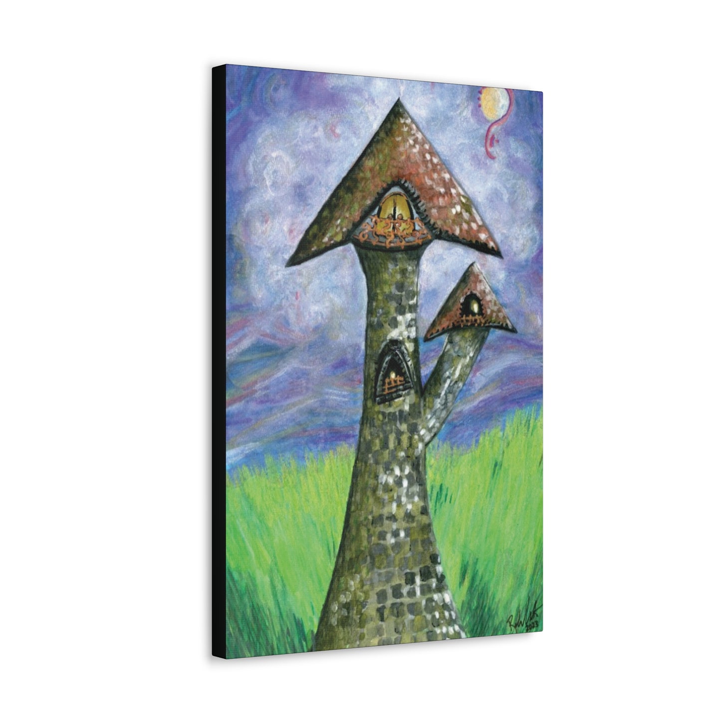 Castle Tower Canvas Gallery Wrap