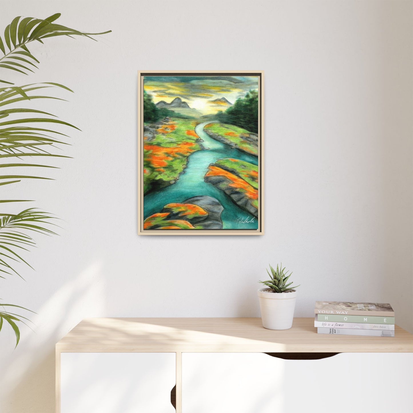 Mountain Stream Framed Wall Art