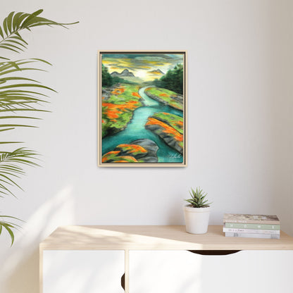 Mountain Stream Framed Wall Art