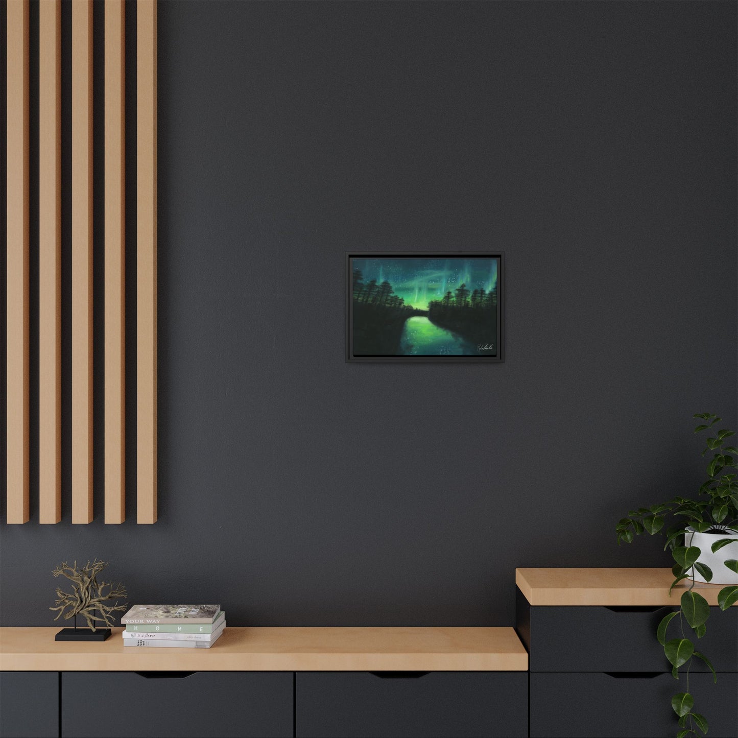 Northern Lights Framed Wall Art
