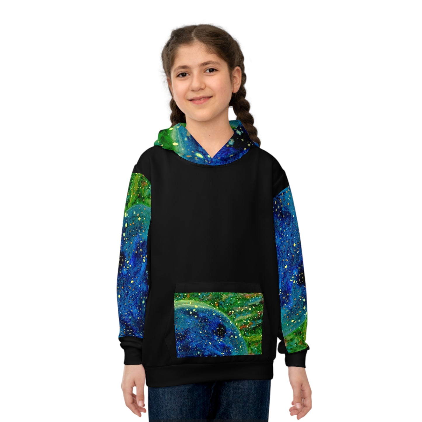 Blue Planet Galaxy Children's Hoodie (AOP)