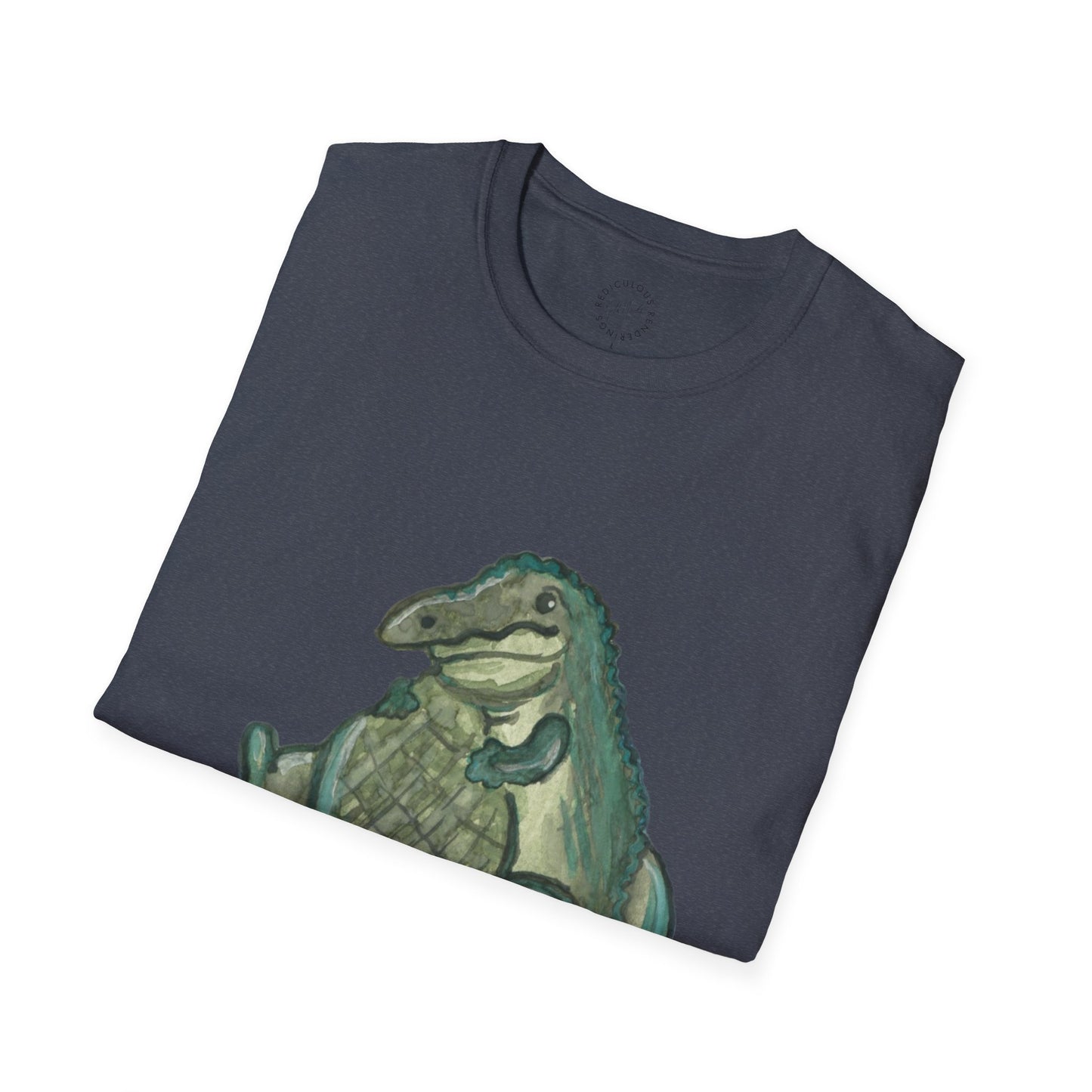 Father Son Alligator Unisex Softstyle Print T-Shirt