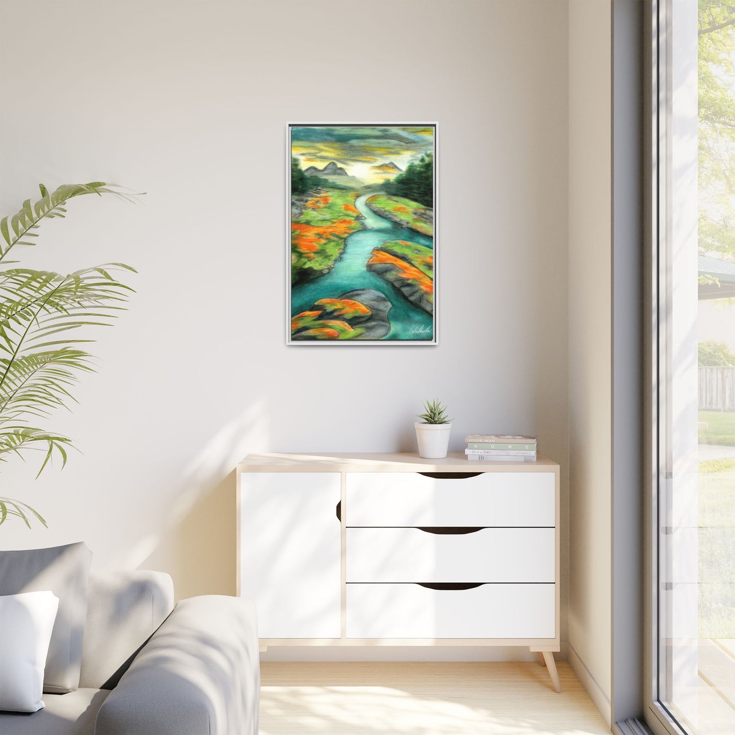 Mountain Stream Framed Wall Art