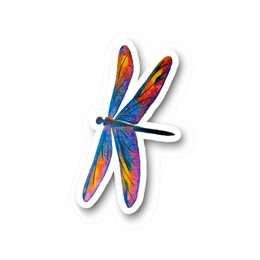 Dragon Fly Vinyl Decals Water, Scratch & UV-Resistant Satin Finish Vinyl Sticker with Removable Adhesive