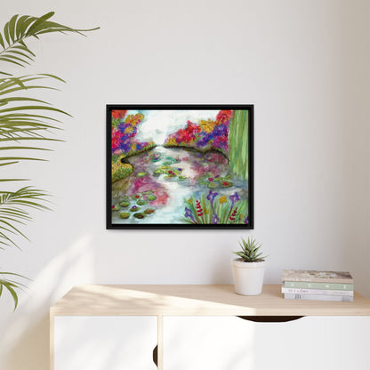 Floral Summer Pond Framed Wall Art