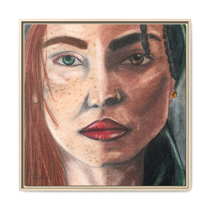 Beyond Race Woman Framed Wall Art