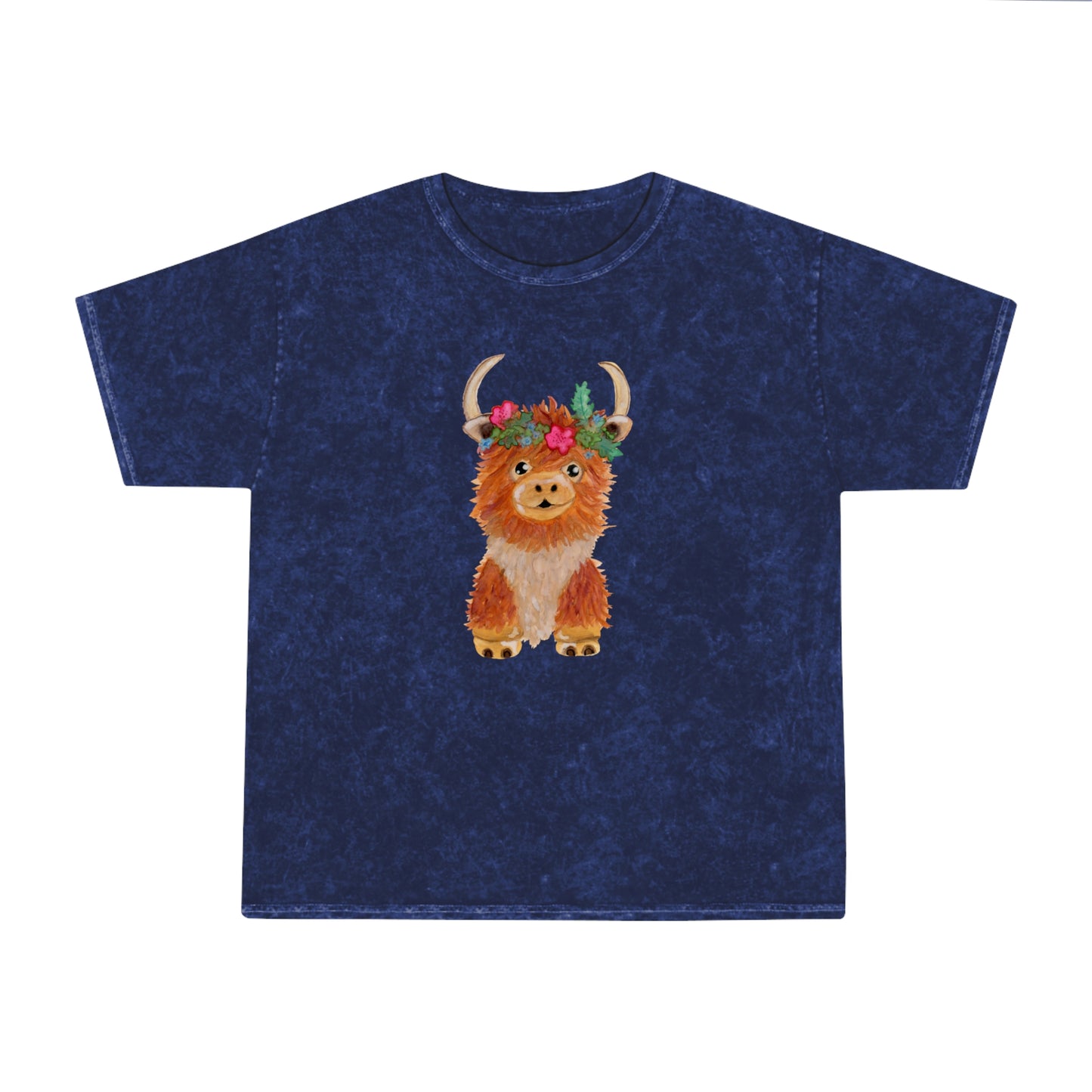 Cow Mineral Unisex Wash T-Shirt