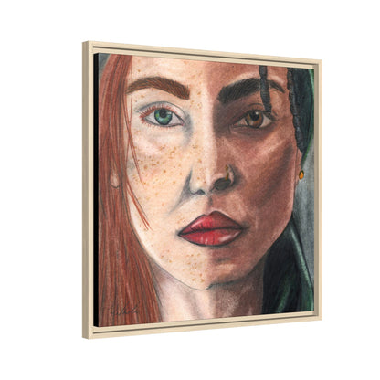 Beyond Race Woman Framed Wall Art