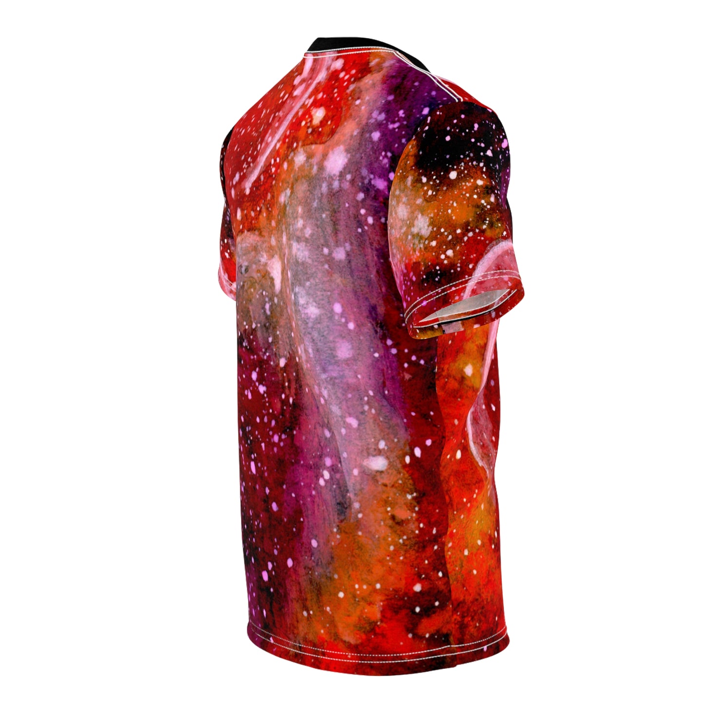 Orange Moons Galaxy Unisex T-Shirt (AOP)