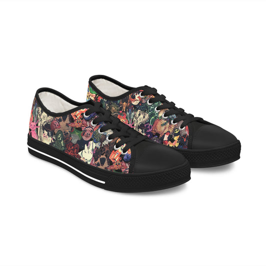 Vintage Animal Mashup Unisex Low Top Classic Sneakers