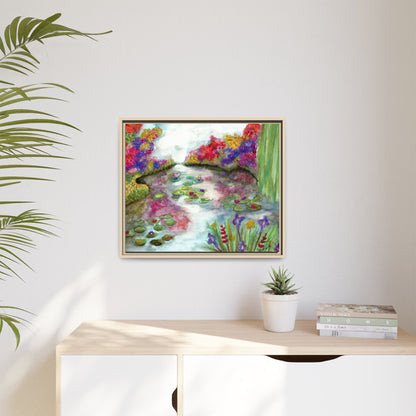 Floral Summer Pond Framed Wall Art