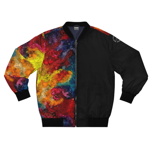 Sunset Clouds Galaxy Men's Bomber Jacket (AOP)