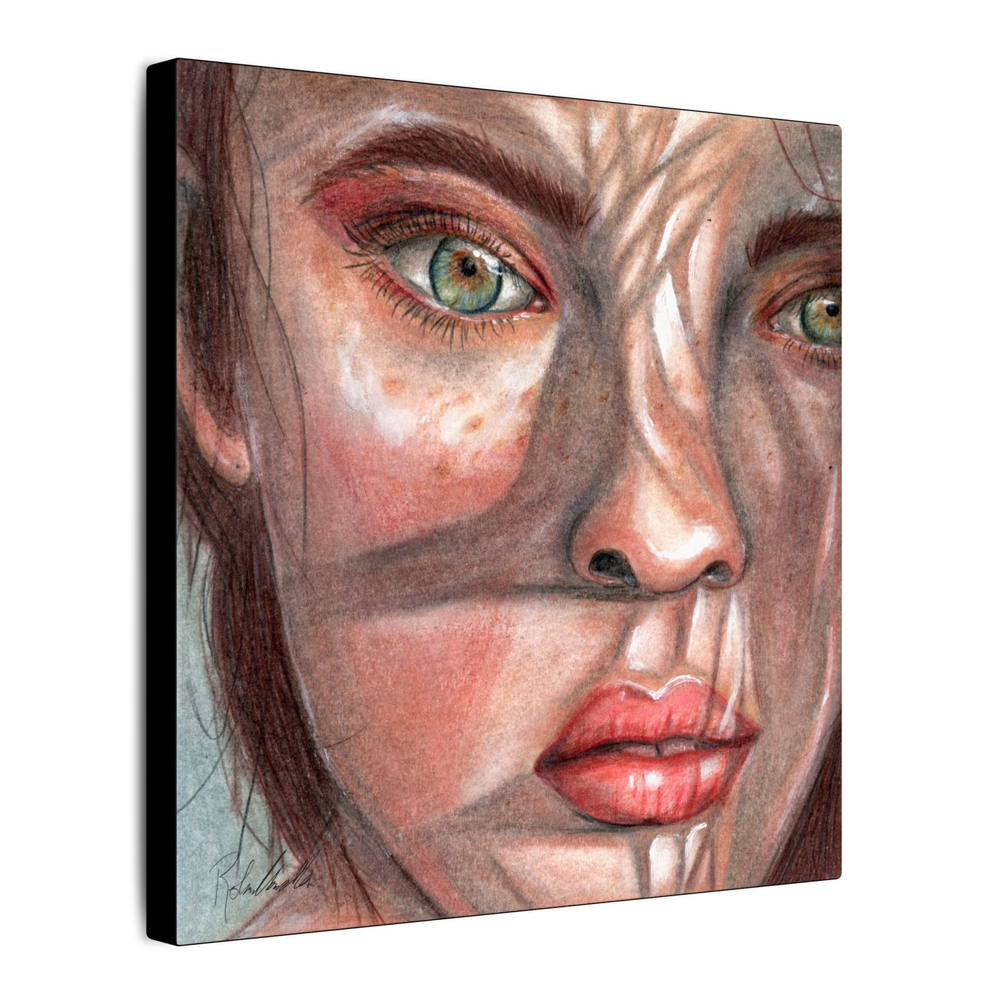 Woman In the Shadows Canvas Gallery Wrap