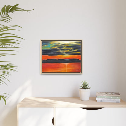 Sleeping Giant at Sunset Framed Wall Art