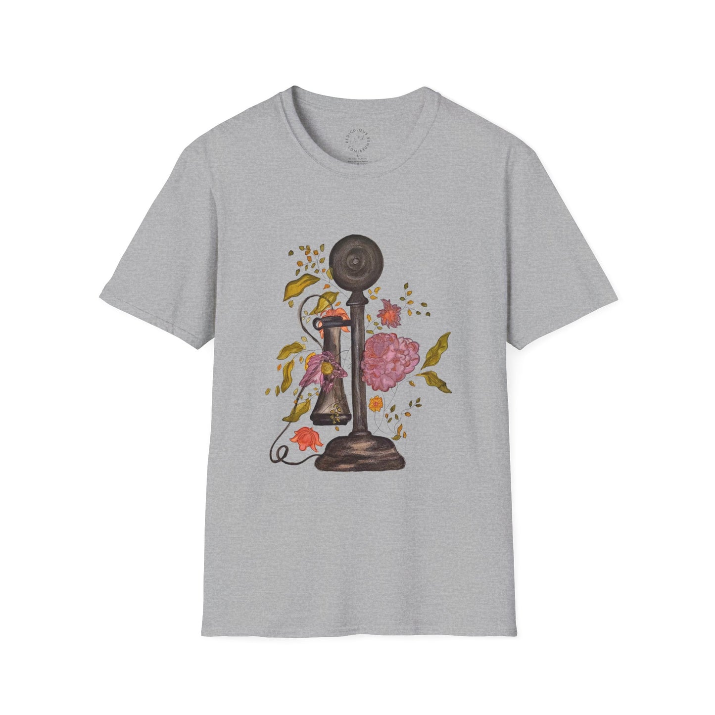 Vintage Phone Unisex Softstyle T-Shirt