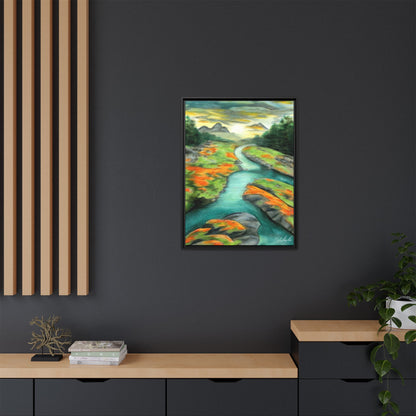 Mountain Stream Framed Wall Art