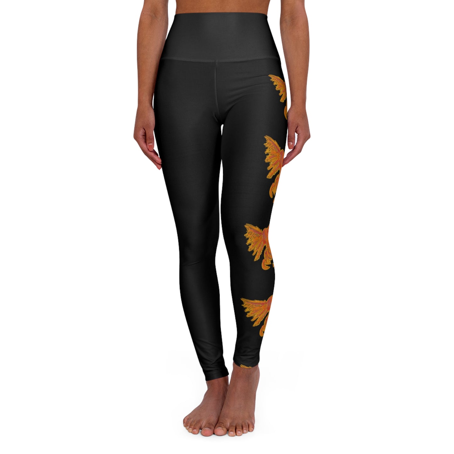 Pheonix High Waisted Yoga Leggings (AOP)