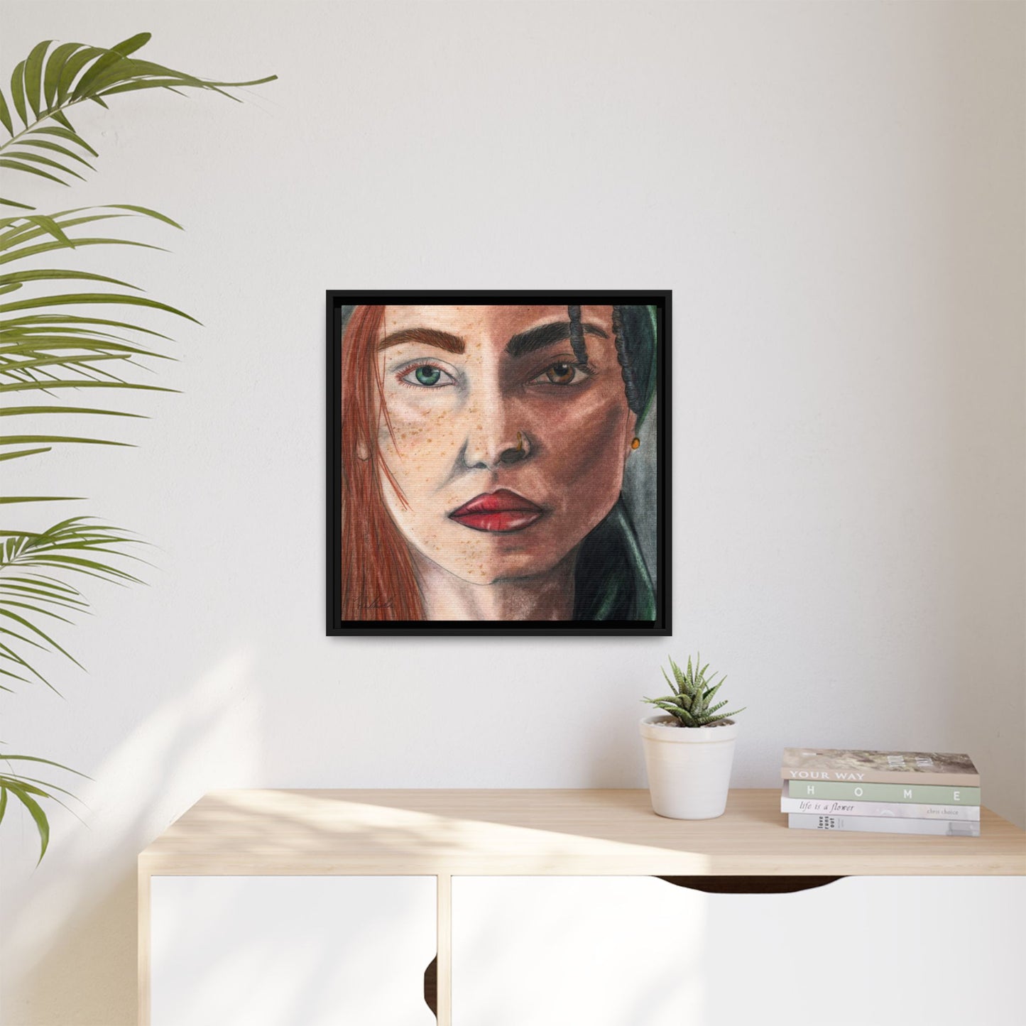 Beyond Race Woman Framed Wall Art