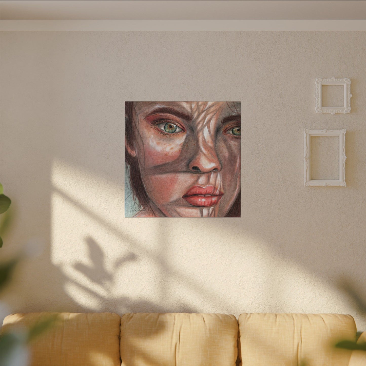 Woman In the Shadows Canvas Gallery Wrap