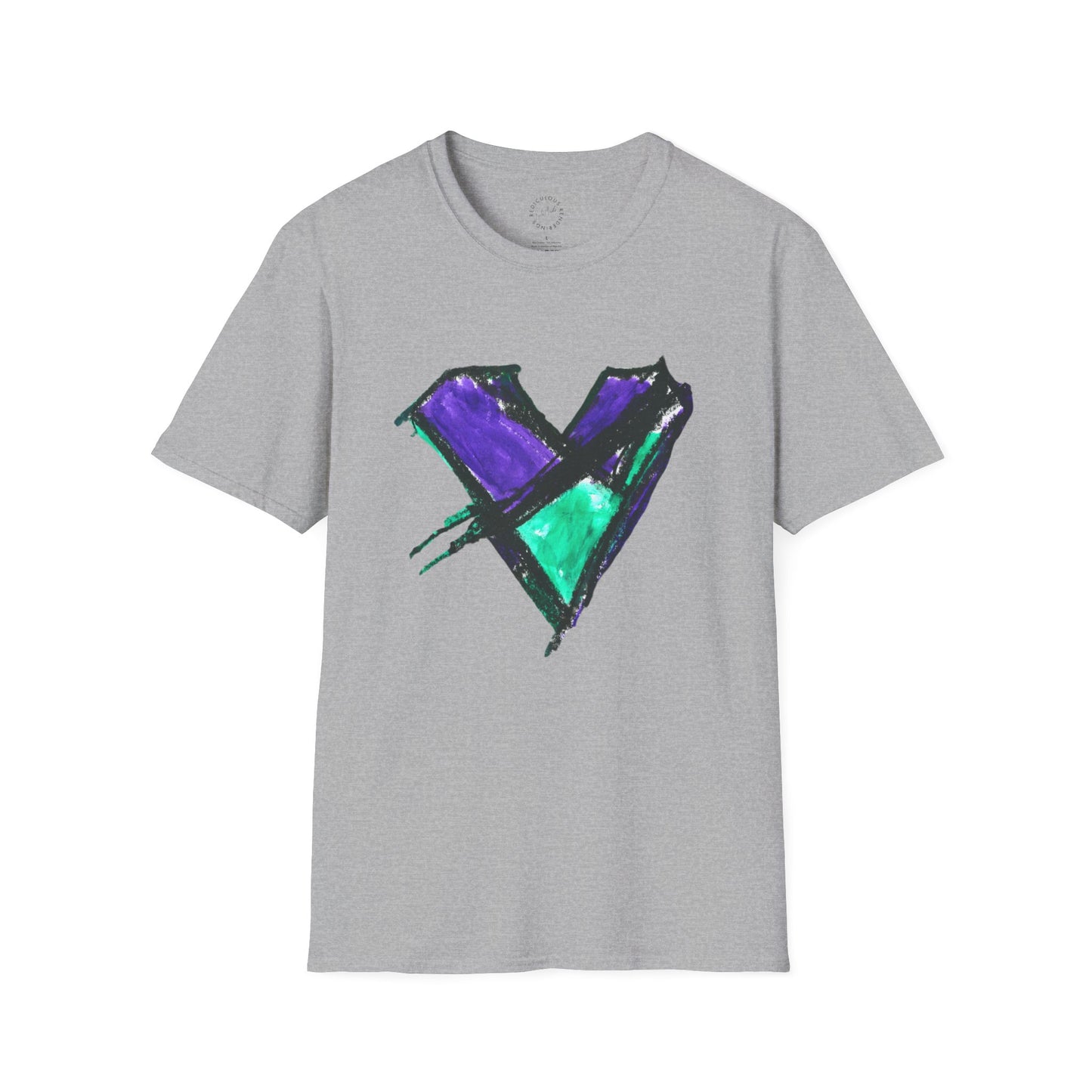 Kid Creation- Heart Unisex Softstyle T-shirt