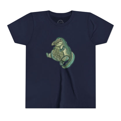 Kids T‑Shirt — Cute Chubby Alligator Graphic
