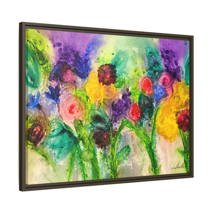 Abstract Flowers Framed Wall Art